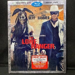 Blu-Ray & DVD- “The Lone Ranger” with Johnny Depp -PG13